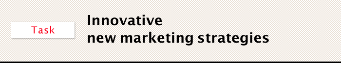 task Innovative new marketing strategies