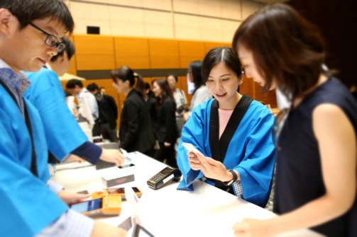 最新モバイル決済体験会の様子