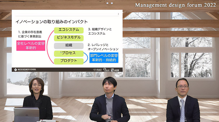 「＜特別鼎談＞イノベーションを創造する事業と組織のデザイン」の様子