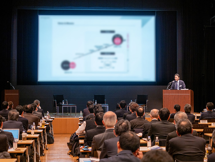「<ゴールド協賛社講演>CTOに求められる事業構想力とデータ活用」の様子